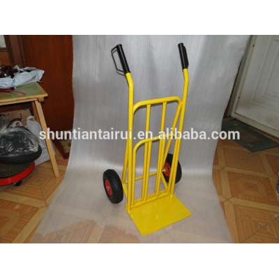 Tool usage foldable hand trolley with two wheel HT1827