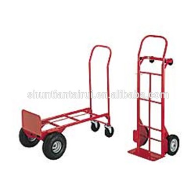 4-wheel 150kg foldable platform hand trolley /hand cart